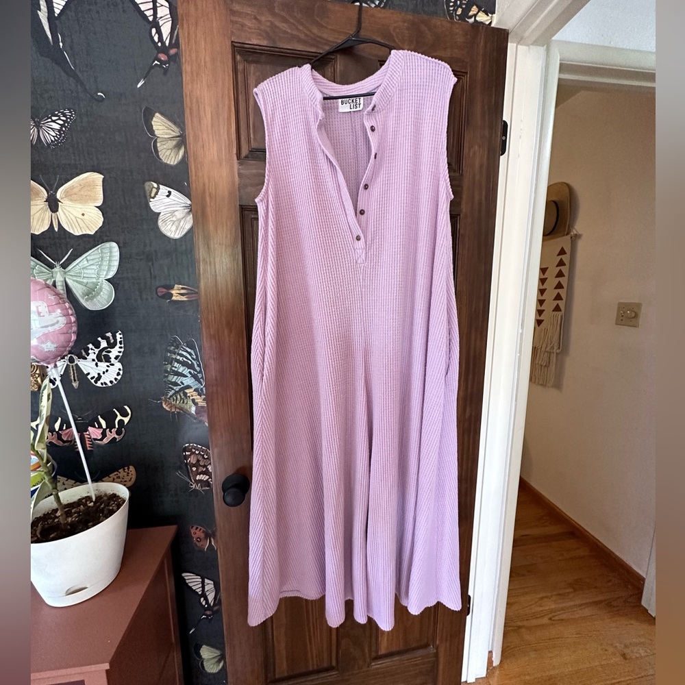 Three birds nest Daphne waffle knit jumpsuit